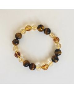 Crystal Bracelet Female Special-interest Design Natural Citrine