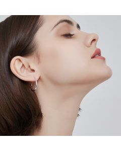 Sterling Silver European And American Minimalist Earrings