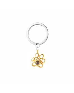 Cute Animal Dog Paw Personalized Custom Projection Necklace