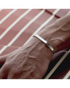 Geometric Simple Advanced Stainless Steel Light Luxury Men's Bracelet
