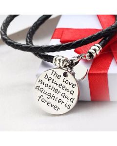 Leather Rope Bracelet Multi-layer Snake Pattern Men And Women