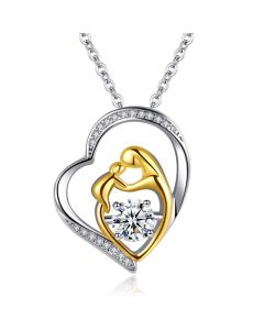 Love Zircon Mother's Day Pendant Necklace