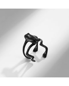 Mouth Adjustable Retro Small Toad Personality Ring Bracelete