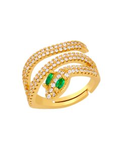 Creative personality serpentine ring female