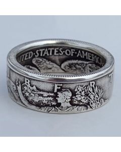 Antique Coin Morgan Silver Dollar Ring