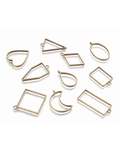 Assorted Geometric Frames For DIY Pendant