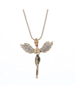Jewelry Wholesale I Korea Jewelry Full Diamond Angel Wings Angel Necklace