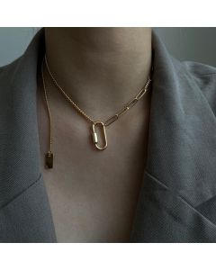 Geometric Tassel Necklace Exaggerated Personality