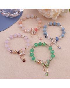 Women's Fashionable Elegant Natural Stone Crystal Bracelet