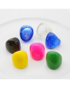 Geometric Transparent Acrylic Resin Ring