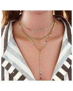 Fashion Sequin Personality Women's Necklace