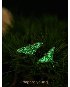 Brooch Luminous Badge Queen'S Day Gift Jewelry Niche