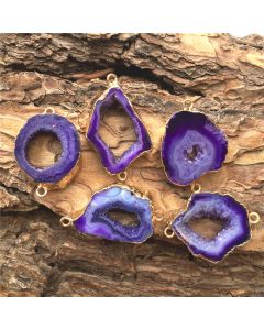 Purple Agate Piece String Bracelet Accessories