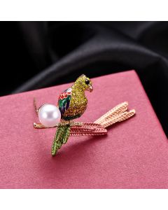 Natural And Simple Bird Brooch