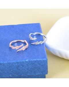 Hot Selling Jewelry Creative Irregular Geometric Zircon
