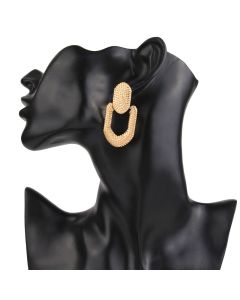 Retro style hollow earrings