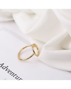 Geometric Hollow Simple Ring Women Fashion