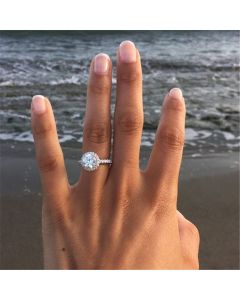 Octopus zircon ring