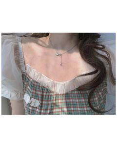 Super Fairy Diamond Butterfly Necklace