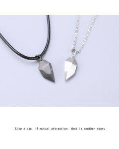 Couple Stitching New Product Couple Necklace Stone