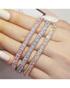 Simple Square Zircon Bracelet Personality