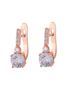 Big zircon ear buckle