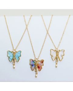 Female Butterfly Temperament Light Luxury Pendant Necklace
