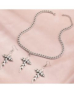 Retro Wild Flame Pendant Earrings Pendant