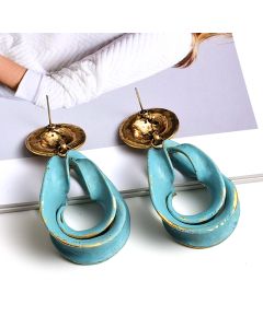 Oiled Retro Style Fashion Earrings