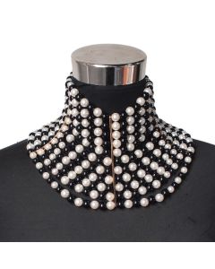 Multi-layered Pearl Sexy Short Necklace Necklace Necklace