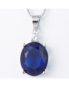 Pendant with colored stones