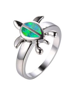 European and American Cute Animal Turtle Ring
