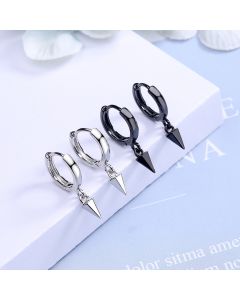 Simple Tapered Design Women's Fashion Geometry Pattern Earrings