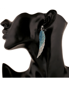 Diamond earrings angel wings colorful point diamond ladies earrings gift