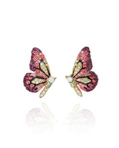 Explosion Style Butterfly Girl Heart Earrings