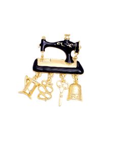 Piano Wind Chime Pendant Corsage Temperament Atmospheric Clothing Accessories Clothing Pin Button