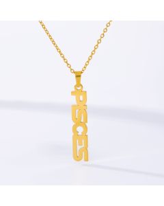 Stainless steel twelve constellation necklace
