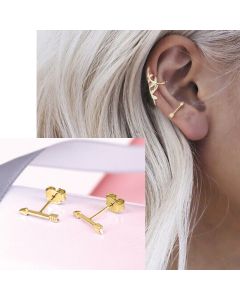 Personalized arrow earrings