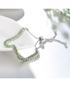 European And American Fashion All-match Hand Jewelry Zircon Bracelet Artistic Adjustable