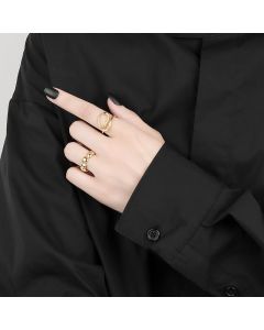 INS Design Double Line  Ring