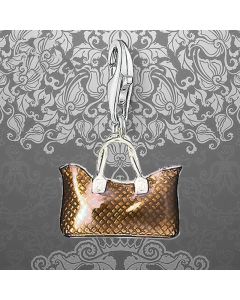 Brown Tote Pendant 925 Sterling Silver Fashion Pendant