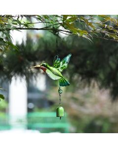 Creative Handmade Glass Painted Bell Crafts