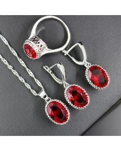 Bride Wedding Party Dinner Jewellery Set Hair Claw Diamond Jewellery