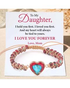 Red And Blue Imperial Stone Love Bracelet