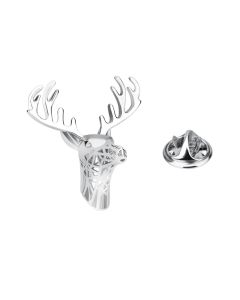 Christmas Auspicious Deer Head Brooch Ornament