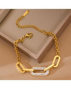 Titanium Steel Thick Chain Bracelet Ornament