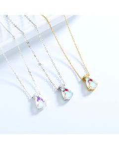 Dream Rainbow Moonstone pineapple Necklace
