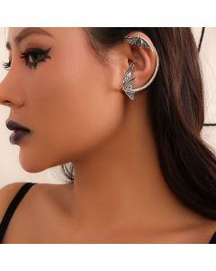 Ornament Punk Non-pierced Bat Wings Ear Clip