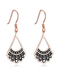 Drop oil alloy stud earrings