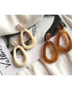 Drop style resin earrings